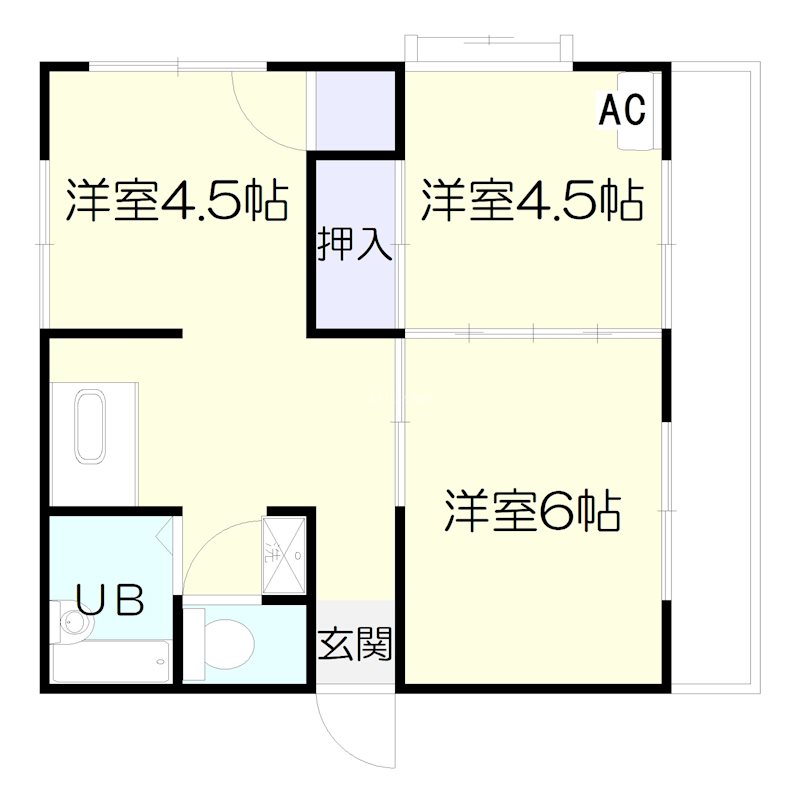 【アルファヴィレッジの間取り】