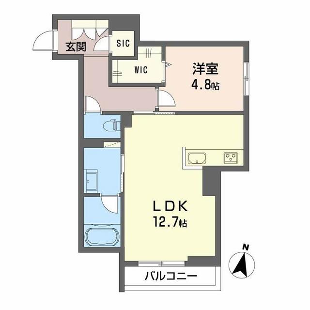 シャーメゾンＳＵＮの間取り