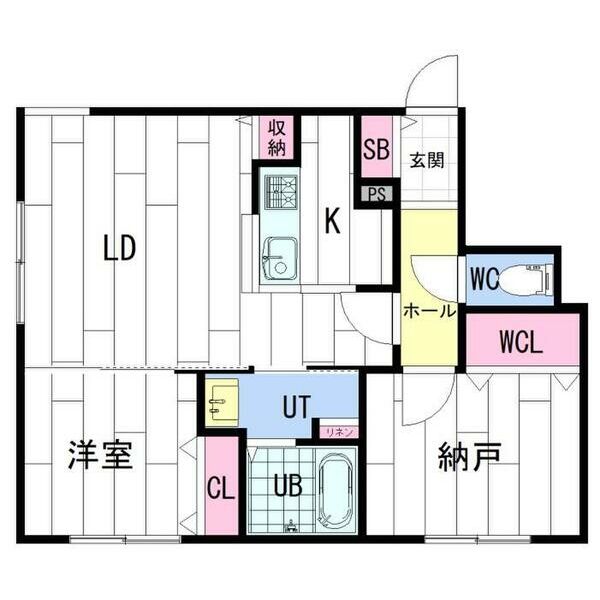 アルファスクエア南4西15の間取り