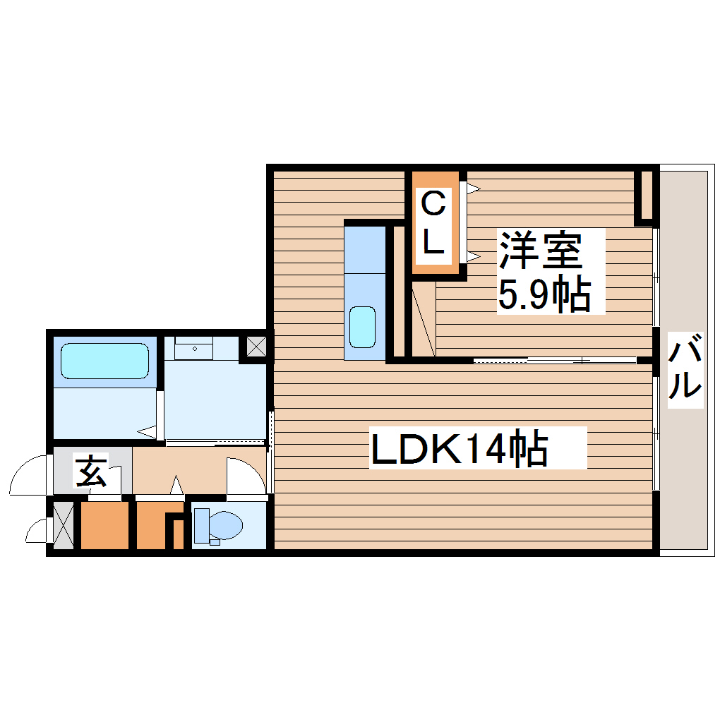 D-ROOM利府の間取り