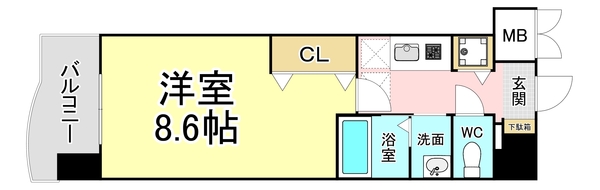 ベイプレイス小倉の間取り