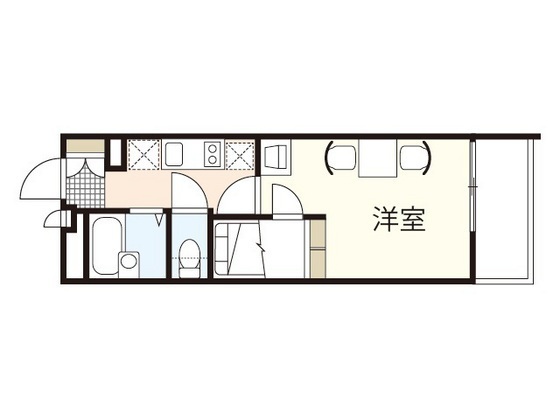 レオパレスＡｒｃａｄｉａ　Ａの間取り