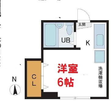 大田区大森北のマンションの間取り