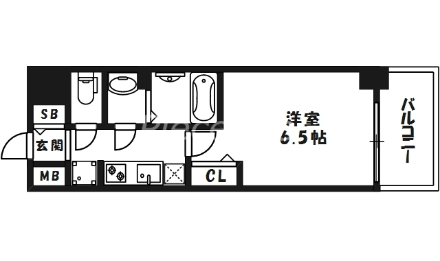 プレサンス梅田北ディアの間取り