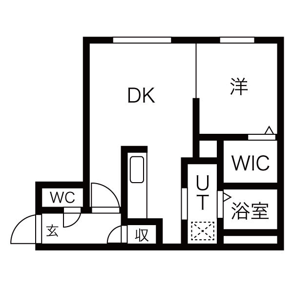 サンヴィレッジ琴似IIの間取り