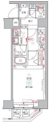 クレヴィスタ梅島の間取り