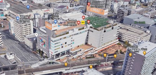 【八尾市荘内町のマンションのショッピングセンター】