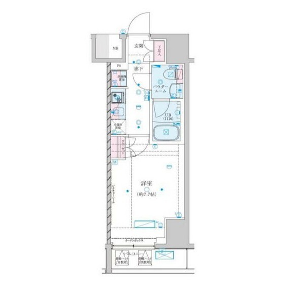 ＧＥＮＯＶＩＡ川崎ＶＩＩの間取り