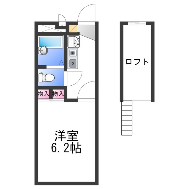 レオパレス芳山荘Iの間取り