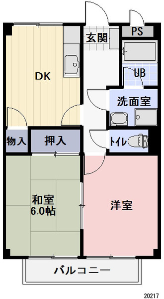 プラージュMの間取り