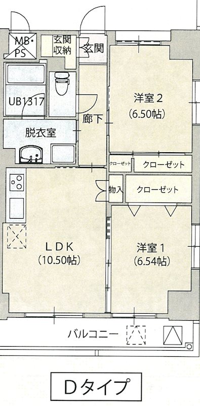 メルール藤枝の間取り