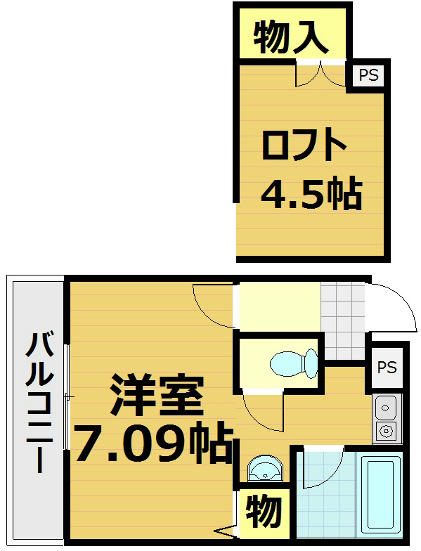 カレラ・デ・オエステの間取り