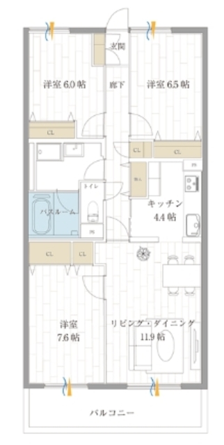 PLENDY蕨の間取り