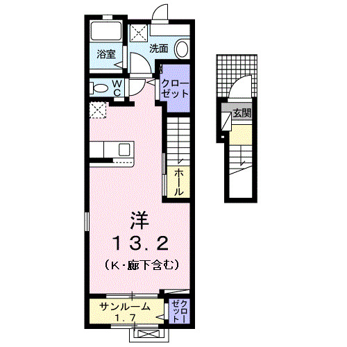 エスペランサ　II　2Fの間取り