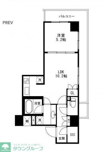 文京区後楽のマンションの間取り