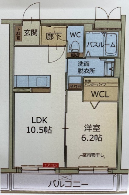 ラフィネ扶桑スタシオンの間取り