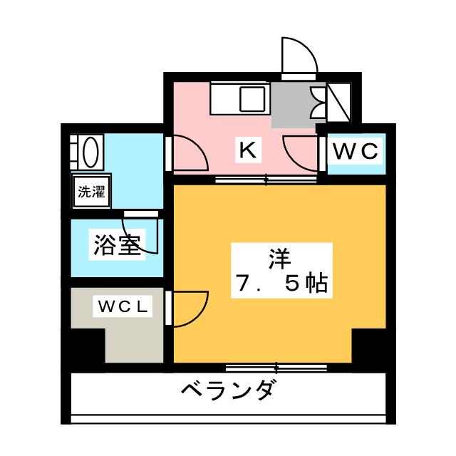 ディアレイシャス大須赤門通本町の間取り