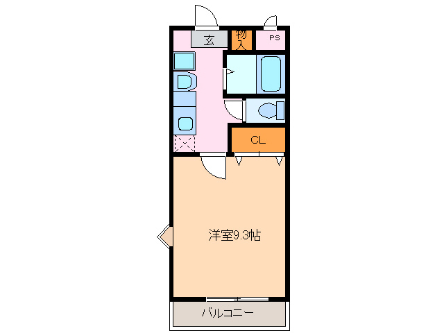 アンソレイユ榎木の間取り