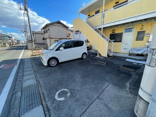 【セキスイＡハイツの駐車場】