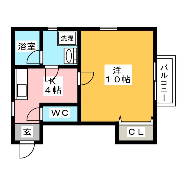 サニーコート一之木の間取り