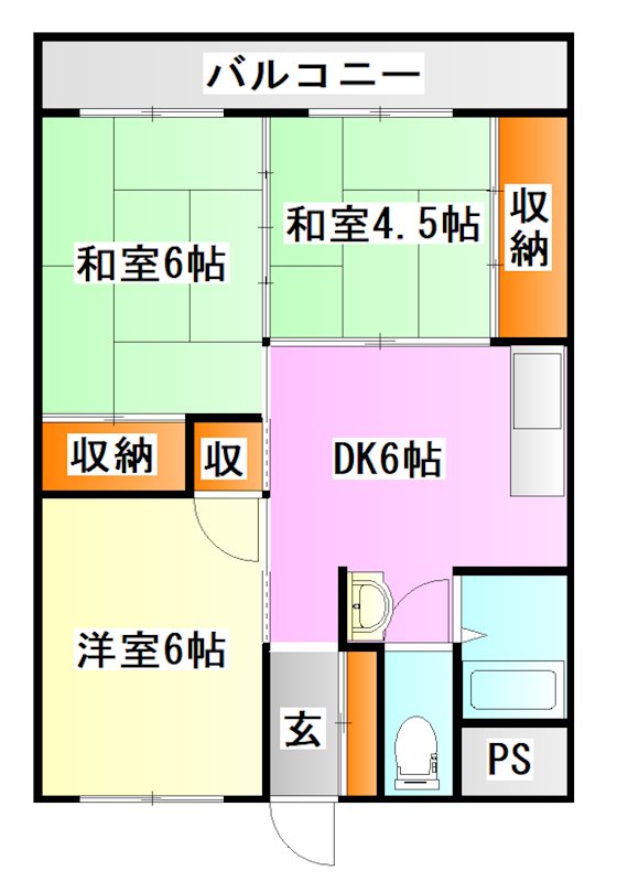 サンヒルズの間取り