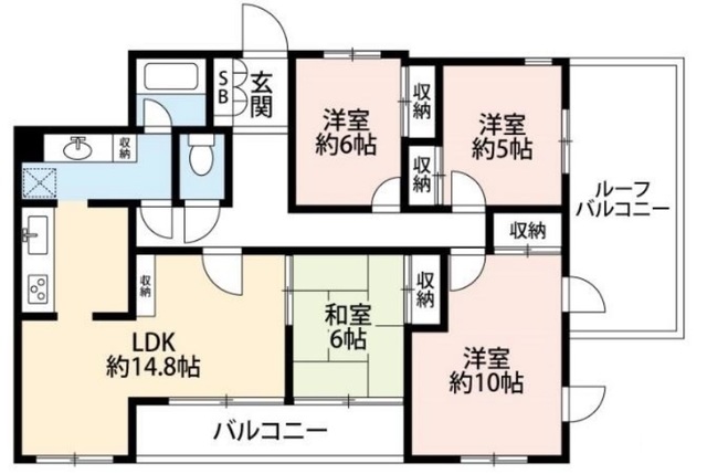 ハウス北習志野の間取り