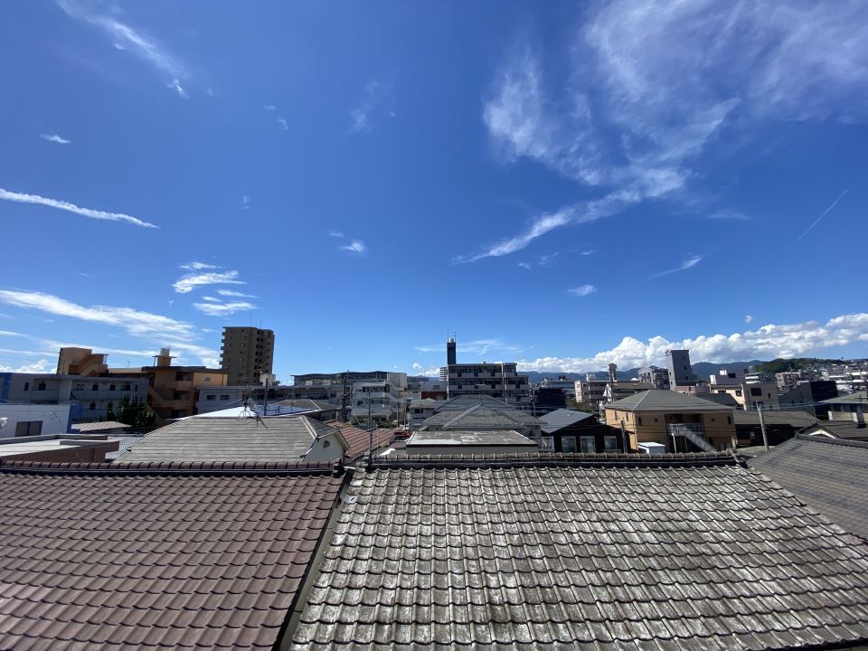 眺望　南向きのお部屋です