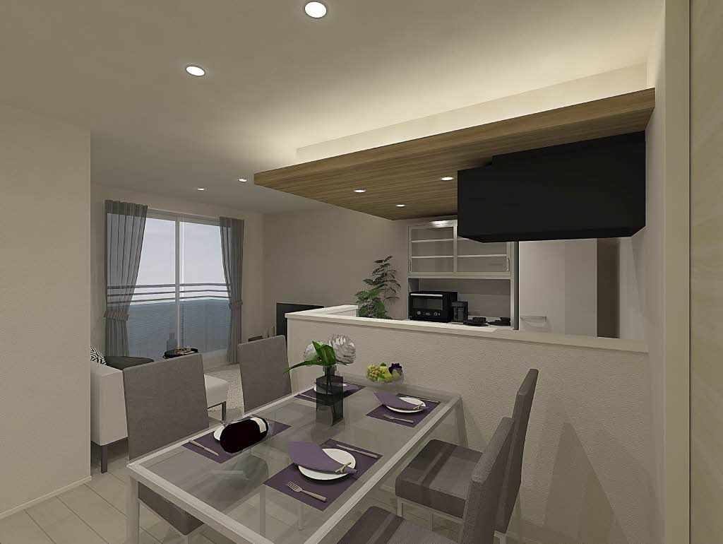 その他部屋・スペース　完成予想図／家具等は配置のイメージで物件に付属しておりません