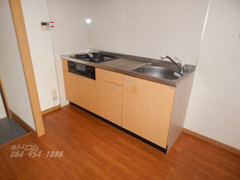 キッチン　3口ガスコンロ（イメージ）