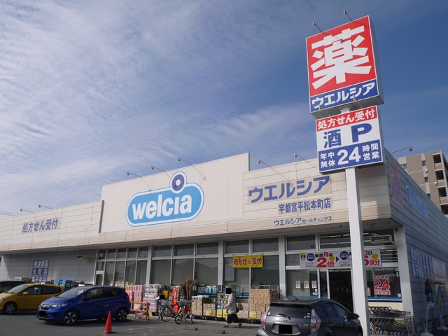 ドラックストア　ウエルシア宇都宮簗瀬２号店（ドラッグストア）まで600m