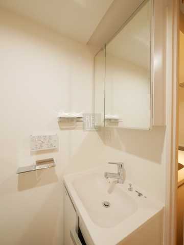 洗面設備　ドムス・スタイル目黒・不動前の洗面所