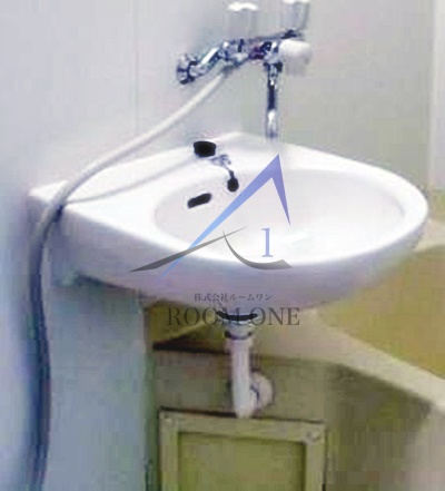 洗面設備　洗面台です。