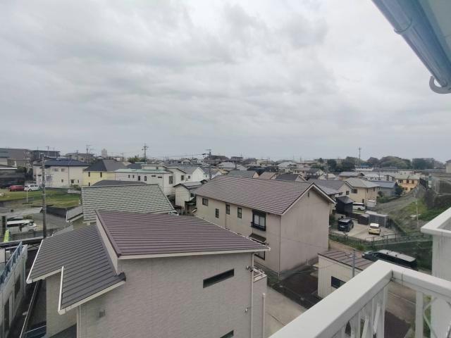 眺望　高い所なので人目が気にならない
