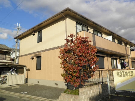 建物外観　モニター付きインターホンでセキュリティ安心です♪