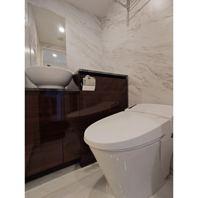 トイレ　ゆったりとした空間のトイレです