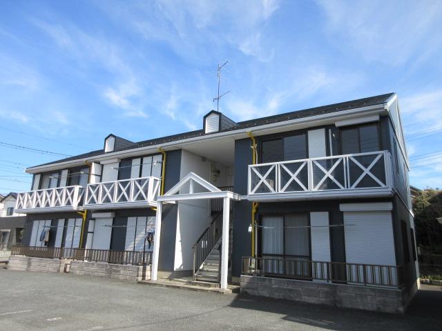 建物外観　軽量鉄骨2階建て