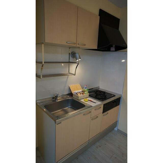 キッチン　収納が◎。広々としたシステムキッチン♪