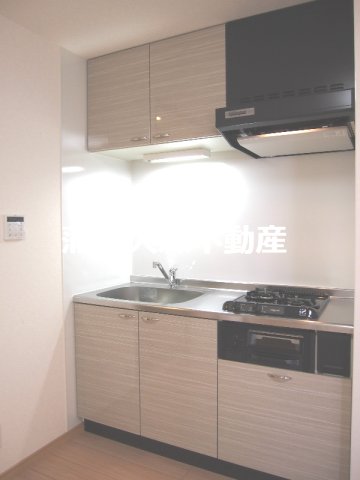 キッチン　2口ガスグリル付システムキッチン