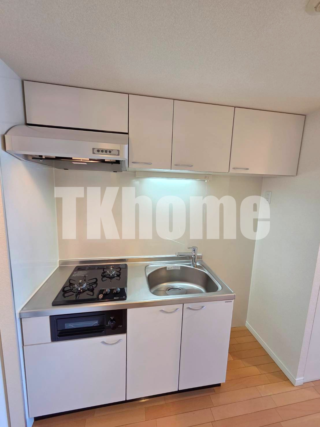 キッチン　2口ガスシステムキッチン