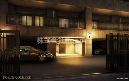 駐車場　駐車場に車を止められます