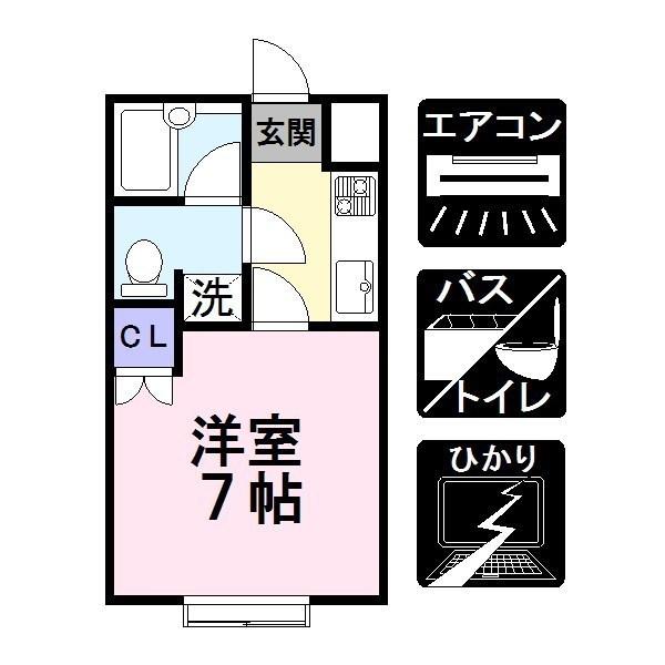 リヴェルテ生駒の間取り写真