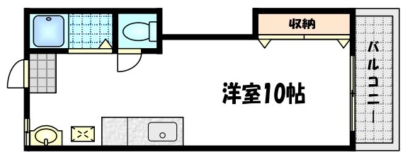 紫野ハイツの間取り写真