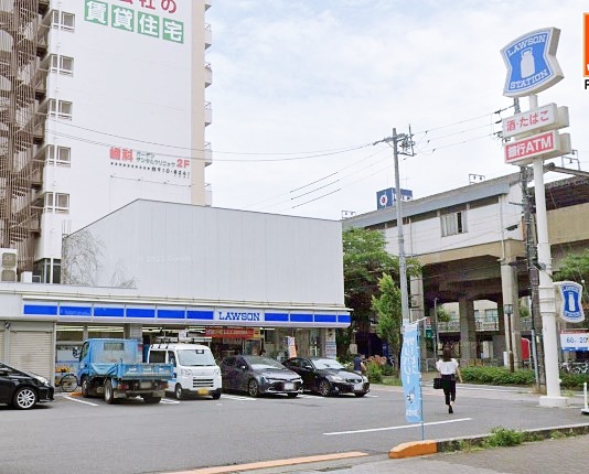 コンビニ　ローソン 名鉄清水駅前店（コンビニ）まで358m