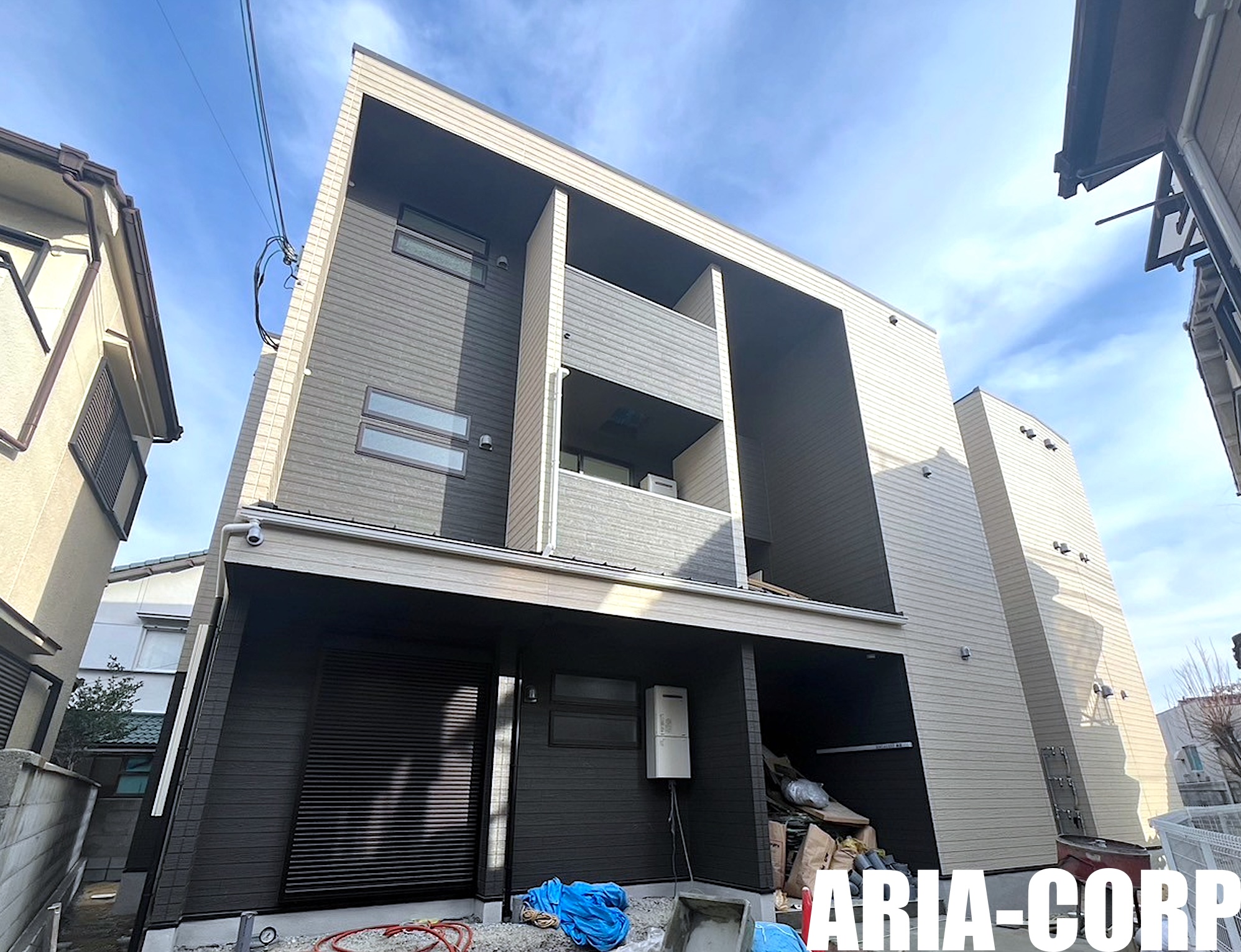 建物外観　2024年完成、大手ハウスメーカー施工デザイナーズアパート！