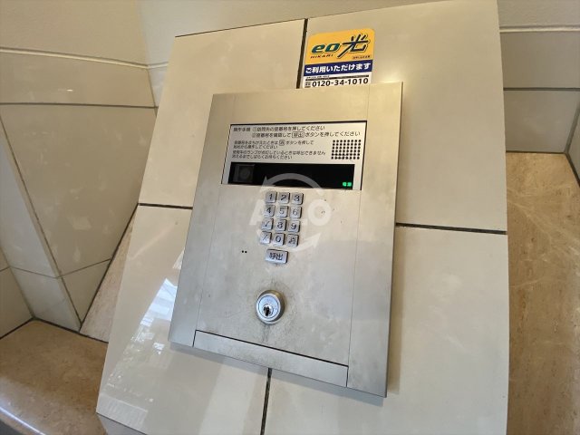 セキュリティ　セレッソコート上本町EAST　オートロック