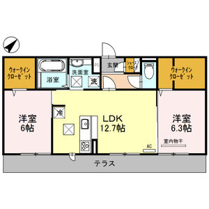 Tell me 和華の間取り写真