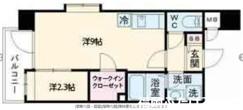 レブリアント千代の間取り写真