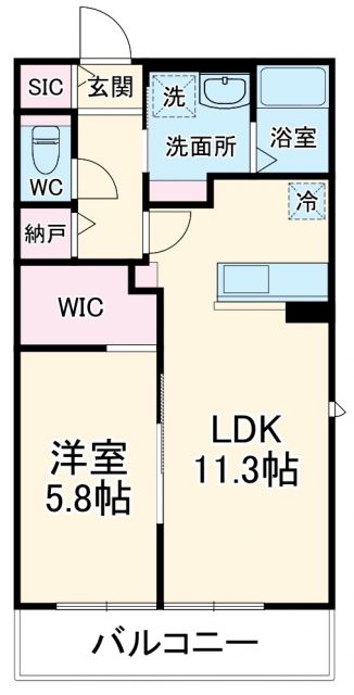 aruROOM高林の間取り写真