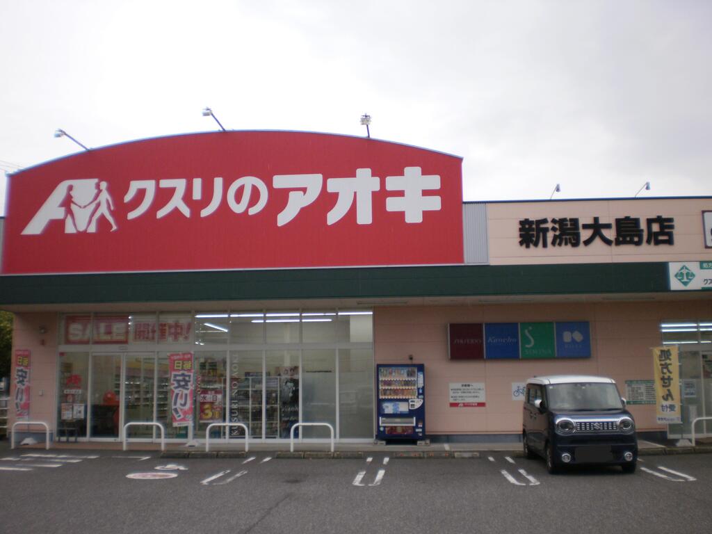 ドラックストア　クスリのアオキ大島店（ドラッグストア）まで150m