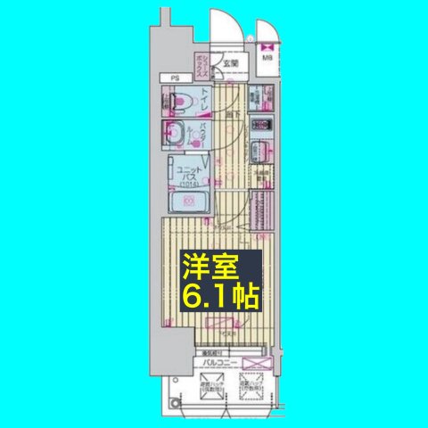 プレサンス桜山駅前アフォードの間取り写真